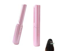 Cedar and Ash Ceramic Hairdressing Comb, Cedar and Ash Ceramic Comb, Smooth, Frizz-Free Hair Anytime, Anywhere, Mini Dual Purpose Curling Iron Smooth Straight, For Less Frizz (Pink)