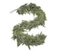 Cedar Christmas Garland - 1.8m/5.91ft Realistic Mantle Garlands, Decorations, Realistic Faux Pine Garlands | For Home Decoration, From Indoor Stair Grills, po