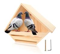 Cedar Dove Nesting Box Dove Bird House for Outside Mourning Dove Nesting Box Pigeon House for Bird Pigeon Doves Nesting Roosting Platform Garden Decoration