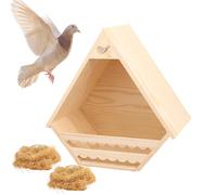 Cedar Dove Nesting Box Mourning Dove Nesting Box Bird Nesting Material Wooden Birdhouse Shelter for Bird Pigeon Nesting Roosting Platform