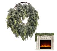 Cedar Garland - 1.8m Pine Needles Garland, Authentic Holiday Beauty | Pine Garlands with Ease, Artificial Green Faux Cedar for Holiday, Fireplace Window, Stairs, Indoor, Outdoor Decoration