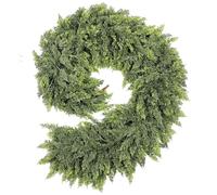 Cedar Garland 5.9ft Realistic Christmas Garland Artificial Hanging Christmas Greenery for Mantle, Table, Fireplace, Indoor, OutdoorChristmas Wreath