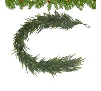 Cedar Garland, Artificial Norfolk Pine Garlands Christmas Decor, 150cm Real Touch Winter Pine Garland, Christmas Greenery Christmas Tree Garland Decorations