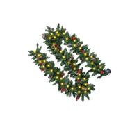 Cedar Garland - Pine Garland, Christmas Decoration, Artificial with Party Decorations, Illuminated Garland Front Door Christmas Decorations, Home Decor Ingres