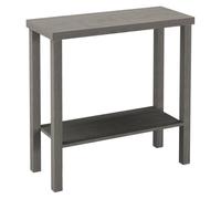 (Cedar Grey) 2-Tier Wooden Narrow Console Side Table Entryway Hallway Furniture Home Office