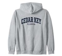 Cedar Key Florida Vintage Zip Hoodie