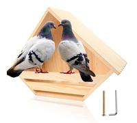 Cedar Mourning Dove Nesting Box, Wooden Dove Bird House for Outdoor