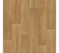 Cedar Oak Brown Wood Effect Anti-Slip Vinyl Flooring Sheet For Kitchen Bathroom Dinning Room -1M(3'3") X 2M(6'6")-2M²