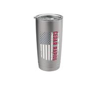 Cedar Rapids USA Flag Lover Patriotic American Cedar Rapids Stainless Steel Insulated Tumbler