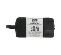 Cedar & Sage Men's Travel Toiletry Gift Set in Grey