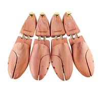 Cedar Space Cedar Shoe Trees for Men, 7.5-14 Sizes Cedar Shoe Trees, 2 Pairs Wooden Shoe Stretcher Tree, Original Wooden Color, CS45 -US Size Men12