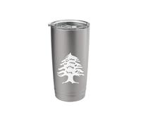 Cedar Tree Lebanon Silhouette Stainless Steel Insulated Tumbler