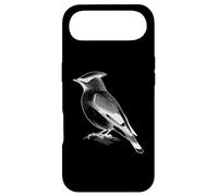 Cedar Waxwing Bird Line Art Ornithology Design Case for iPhone Air