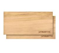 Cedar Wood Board for Grilling Set of 2 - UTRUSTTO Grill Boards, Smoking Boards Made of 100% Natural Cedar Wood for a Special Grill Taste