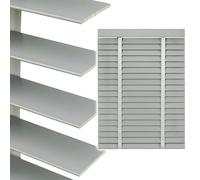 Cedario Wooden Blinds for Windows, Custom Made for Home Office Bathroom | Custom-made wooden venetian blinds with adjustable slats, corded or cordless control, privacy and easy-fit hardware.