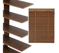 Cedario Wooden Blinds for Windows, Custom Made for Home Office Bathroom | Custom-made wooden venetian blinds with adjustable slats, corded or cordless control, privacy and easy-fit hardware.