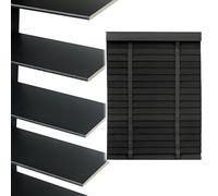 Cedario Wooden Blinds for Windows, Custom Made for Home Office Bathroom | Custom-made wooden venetian blinds with adjustable slats, corded or cordless control, privacy and easy-fit hardware.