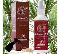 Cedarwood Oil Moth Repellent Repeller Spray Natural Safe Clothes Carpet Curtain Moths Insect pests 100ml Prevention Deterrent Wardrobe Cupboard Drawers Clothing Essential Oil Protection Effective (1)