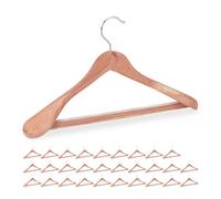Cedarwood suit hangers 30 pieces 45 cm Cedarwood Coat Hangers 360° Hook Natural