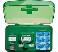 CEDERROTH KIT DE PREMIERS SECOURS WOUND CARE DISPENSER BLUE