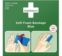 CEDERROTH PANSEMENT SOFT FOAM BANDAGE, AUTOADHÇSIF, BLEU
