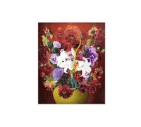 Cedric Morris Famous Oil Paintings Reproduction. Artwork Picture Print on Canvas. Still Life of Flowers. Canvas Wall Art for Living Room Home Decor 48x40cm Unframed