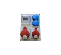 CEE 32A 16A 2x230V Distribution Board with Meter 98H-1