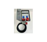 CEE 32A 16A Metal Wall Mounted Splitter 2x230V with 94V-4 Cable