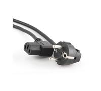 CEE 7/7-IEC 320 C13 CA-C13C-12CC-0018-BK Angle Power Cable