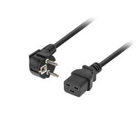 CEE 7/7-IEC 320 C19 16A CA-C19C-10CC-0018-BK Power Cable