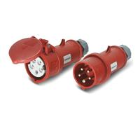 CEE Plug & Coupling Set 400 V/16 A 5p IP44 with Phase Inverter Mennekes