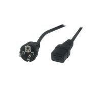 CEE7 IEC C19-POSAC-C19-16/EU15 Power Cord Black 1.5m