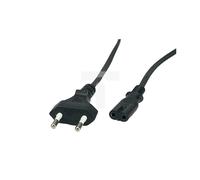 CEE7 IEC C7 Power Cord POSAC-C7EU50BK Black 5m