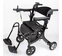 CEEBUS Folding Rollator, 5 in 1 Electric Power Walker Drive Rollator, Elderly Scooter Foldable Electric Wheelchair Light Wheelchair Lithium Battery Trolley for The Elderly