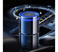 Ceeniu 2024 Smart Car Air Freshener, 135ml Extra-Large Capacity, Auto ON/OFF, Plug-Free, Ambiance Light, Mint Ice Scent, French Natural Fragrance, CF3 Aroma Diffuser