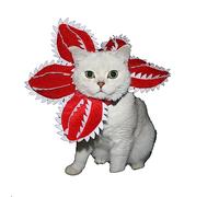 ceepdoogle Dog Hat, Halloween Demogorgon Costume, Red Cotton, S