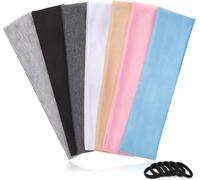 Ceeyoll Pack of 7 Headbands for Women, Elastic Hair Bands, Oak Headbands, Women's Sports, Yoga, Fitness, Running Headbands, Hair Band, Sweat Hair Bands, Soft Elastic Headband Women
