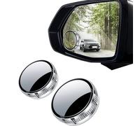 Ceeyoll Set of 2 rétroviseurs d'angle mort pour voiture, rétroviseur d'angle mort adjustable grand angle 360, verre HD, étanche, durable, adapté à tous les types de voitures,