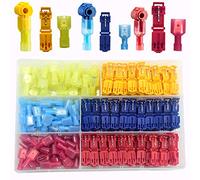CEEYSEE 200 Pcs T Tap Wire Connectors Self-Stripping and Nylon Male Spade Terminal Quick Disconnects Electrical Connectors Kit (NXJ)