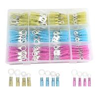 CEEYSEE 200PCS Heat Shrink Wire Connectors Kit Electrical Ring Terminal Connectors-Wire Crimp Connectors (RRZ)