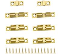 CEEYSEE 6 Pcs Double Roller Catch Ball Tension Catch 40mm Furniture Latch for Internal Doors,Wardrob,Cupboard,Kitchen Catch(SGSK4)