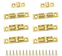 CEEYSEE 6 Pcs Double Roller Catch Ball Tension Catch 50mm Furniture Latch for Internal Doors,Wardrob,Cupboard,Kitchen Catch(UGK5)