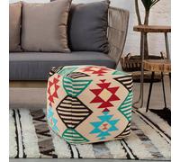 Cefena Pouffe - Square - Cream Fabric