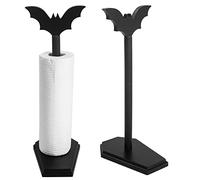CEFLITECO Bat Paper Towel Holder - Halloween Decor for Kitchen and Bathroom - Gothic Home Decor for Oddities and Curiosities - Goth Accessories for Countertop Stand - Witchy Gifts for Women