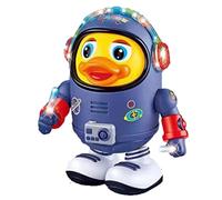 CeFoney Electric Musical Dancing Duck Robot Toy, Children Interactive Early Educational Space Duck Toy Birthday Kids Gift Kids