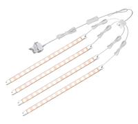 Cefrank LED Shelf Lights 4-Pack 30cm Display Cabinet Lighting Bars 3000K