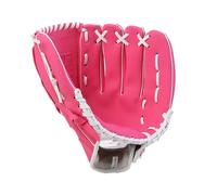 CEHJZQRPL 10.5/11.5/12.5 Inch Outdoor Sport for Kids Youth Adults Left Hand Baseball Practice Glove Sports Batting Gloves(Rose Red 12.5 Inch)