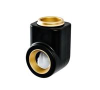 CEHJZQRPL Automatic Toothpaste Squeezer Toothpaste Squeezer Automatic Toothpaste Dispenser Waterproof Toothpaste Holder Hands Free Squeeze Tool Toothpaste Dispenser(Black and Gold)