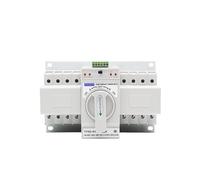 Automatic Transfer Switch, Single-Phase Three-Phase 230V 400V 63A ATS Automatic Converter 2P 3P 4P Uninterruptible Dual Power Automatic Transfer Switch(3P White)