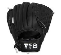 CEHJZQRPL Kids/Adults PVC Handmade Softball Practice Equipment Size 9.5/10.5/11.5/12.5 Inches Left Hand Gloves Adjustable And Comfortable(Black,12.5 Inch)